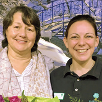 Ute Buchorn und Jacqueline Woizenko