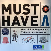 "Must have." Ausstellung im LVR-Industriemuseum Kraftwerk Ermen & Engels in Engelskirchen