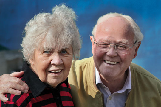 Familie Werner bei einer Veranstaltung im Haus Kleineichen